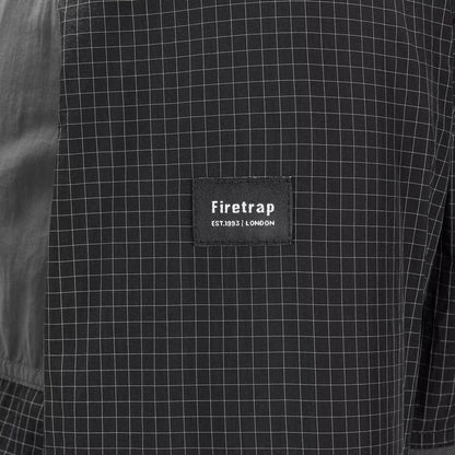 Black - Lifestyle - Firetrap Mens Lightweight Hooded Jacket
