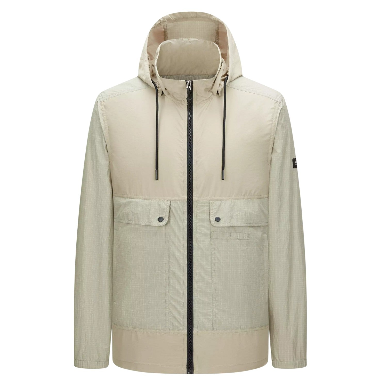 Khaki - Front - Firetrap Mens Lightweight Hooded Jacket