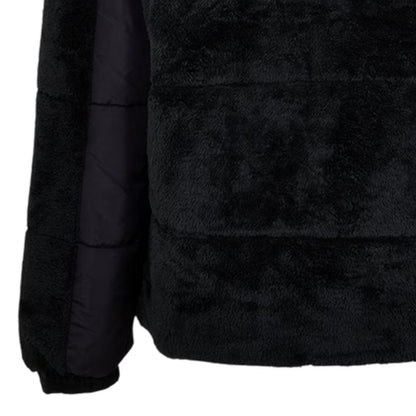 Black - Lifestyle - NY Concept Mens Trent Teddy Fleece Zipped Jacket
