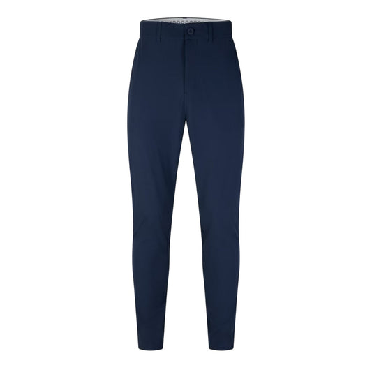 Dark Navy - Front - Lyle & Scott Mens Slim Trousers