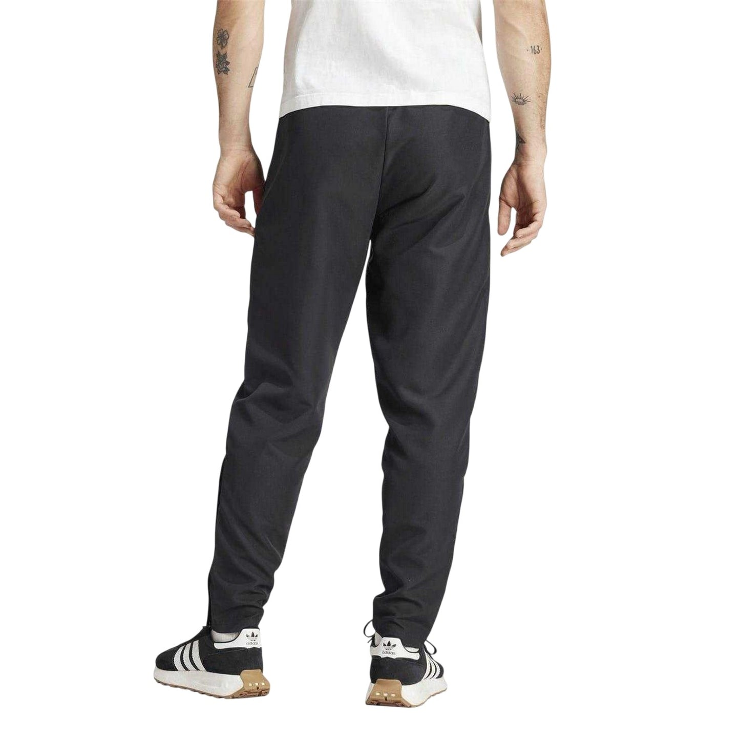 Black - Back - Adidas Mens Entrada 22 Presentation Tracksuit Bottoms