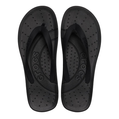 Black - Pack Shot - Teva Mens Textile Flat Sandals
