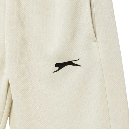 Cream - Side - Slazenger Childrens-Kids Cricket Trousers