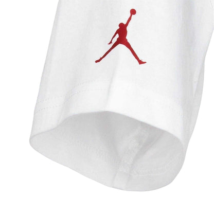 White - Side - Nike Boys Graphic Print Longline T-Shirt