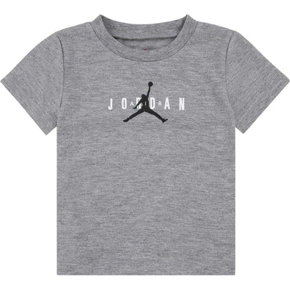 Carbon Heather - Front - Nike Boys Graphic Print Longline T-Shirt
