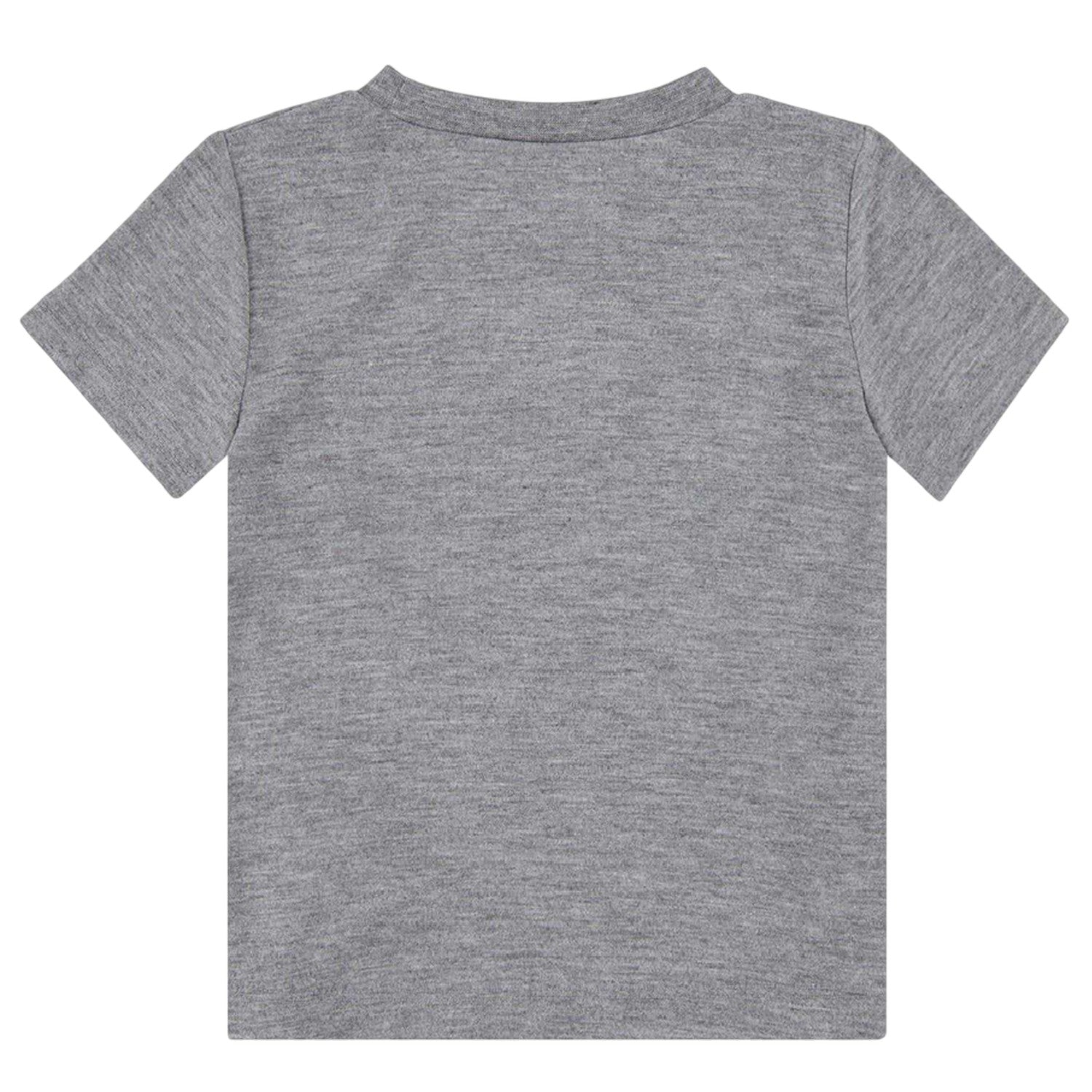 Carbon Heather - Back - Nike Boys Graphic Print Longline T-Shirt