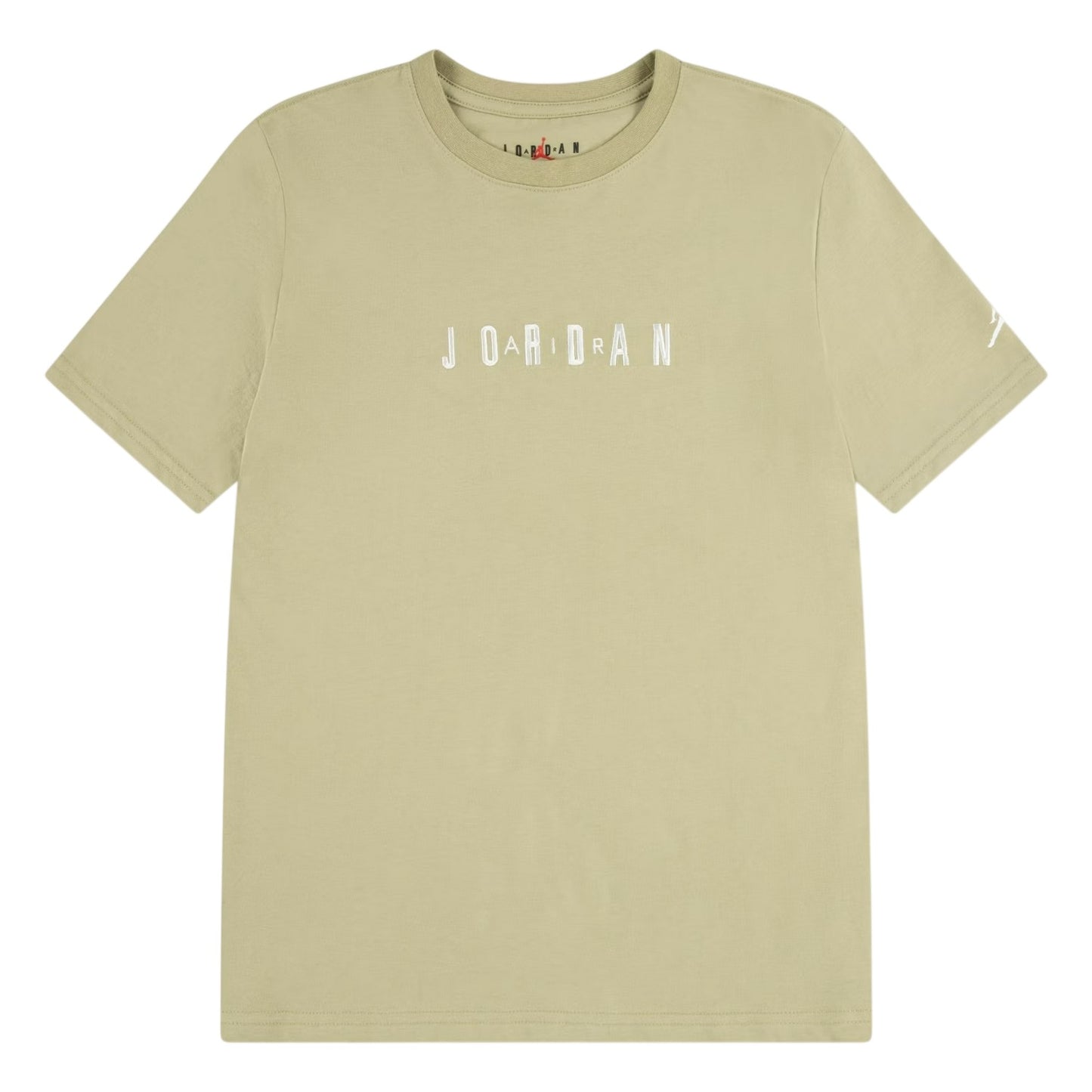 Khaki - Front - Nike Boys Graphic Print Longline T-Shirt