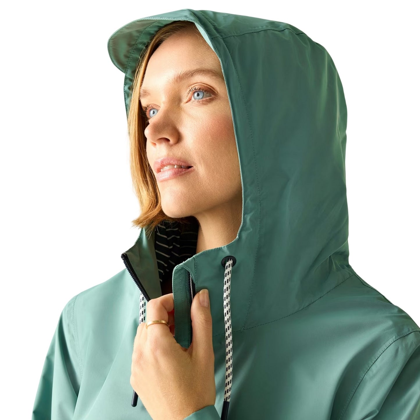 Ivy Moss - Side - Regatta Womens-Ladies Bayletta Waterproof Jacket