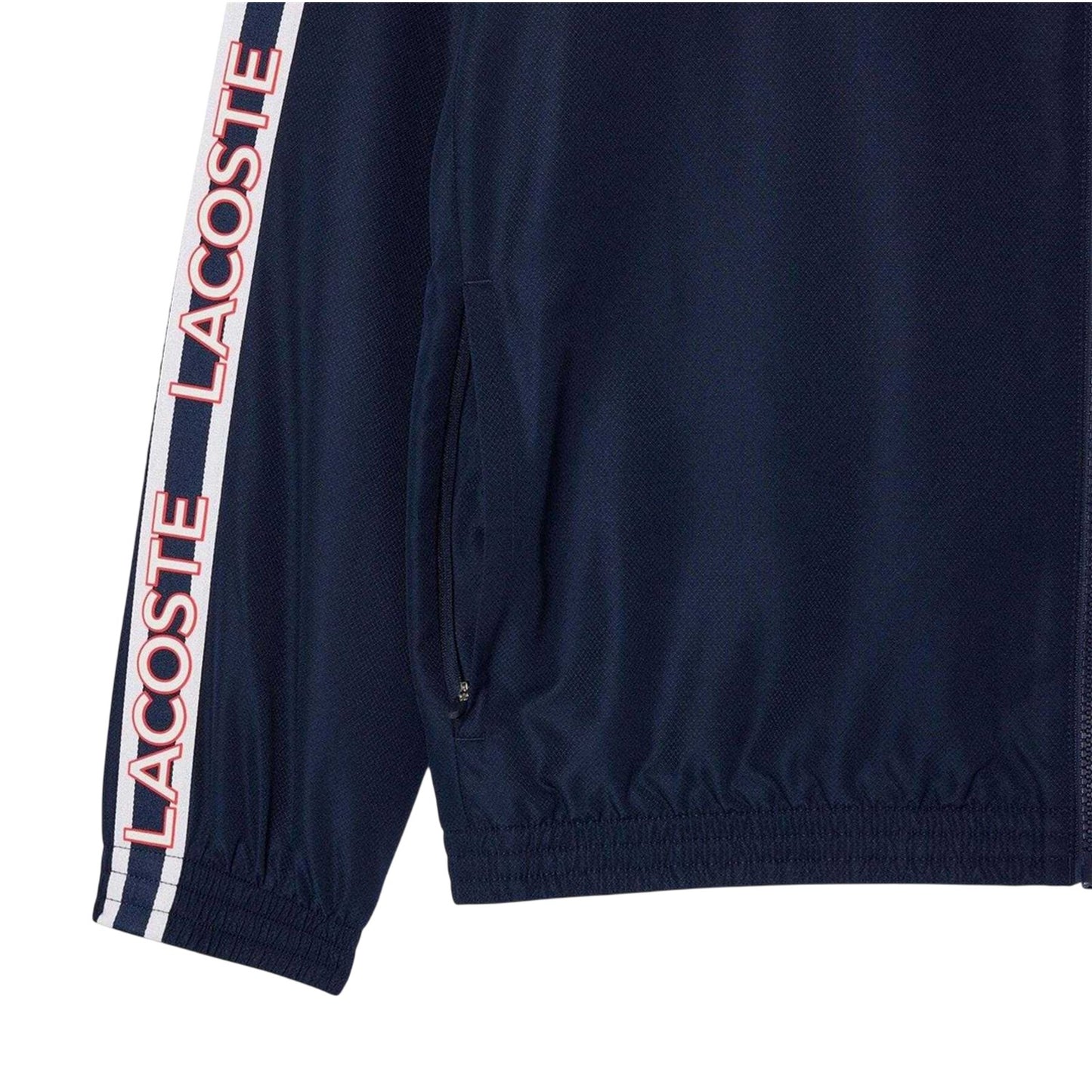 Navy - Lifestyle - Lacoste Mens Colour Block Logo Tennis Jacket
