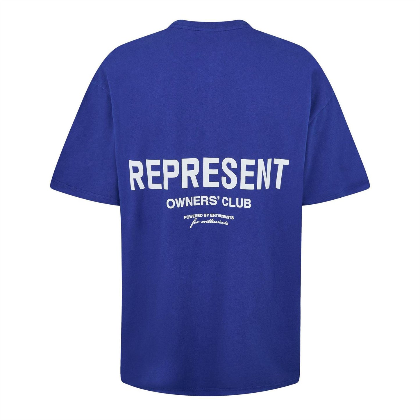 Cobalt - Back - Represent Mens Owners Club Cotton T-Shirt
