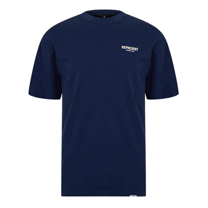 Navy - Front - Represent Mens Owners Club Cotton T-Shirt