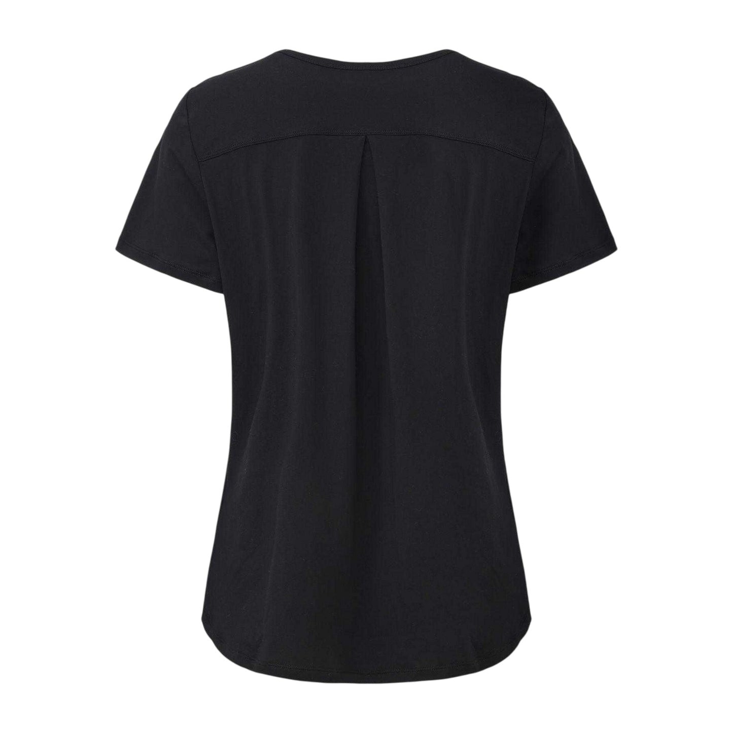 Black - Back - LA Gear Womens-Ladies Essential T-Shirt