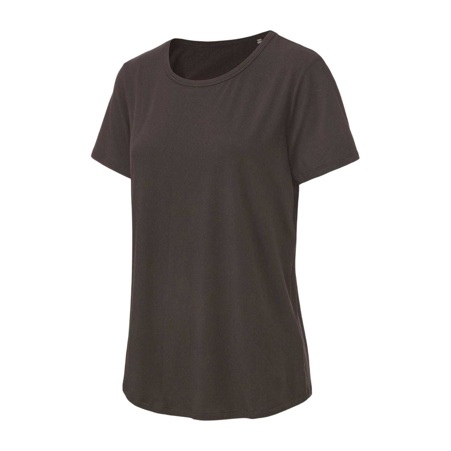 Brown - Side - LA Gear Womens-Ladies Essential T-Shirt
