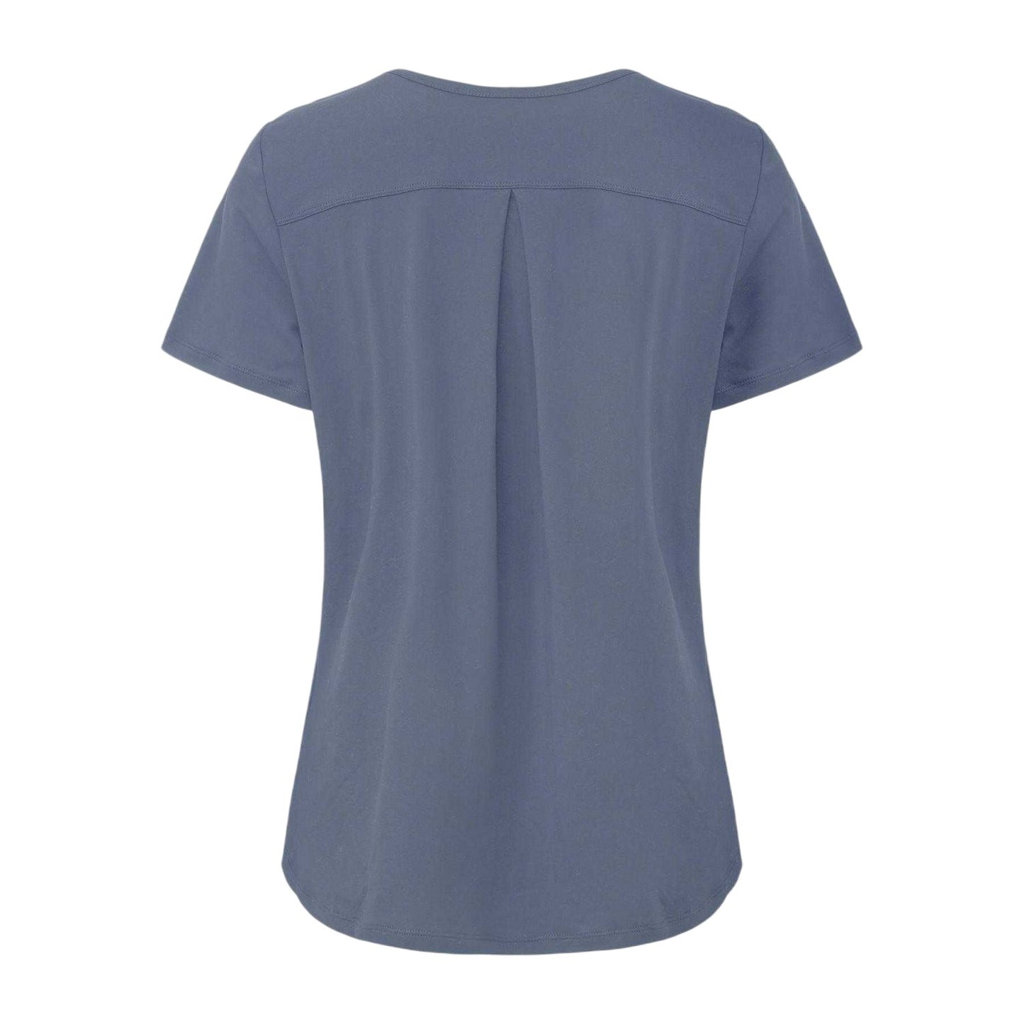 Blue - Back - LA Gear Womens-Ladies Essential T-Shirt