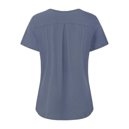 Blue - Back - LA Gear Womens-Ladies Essential T-Shirt