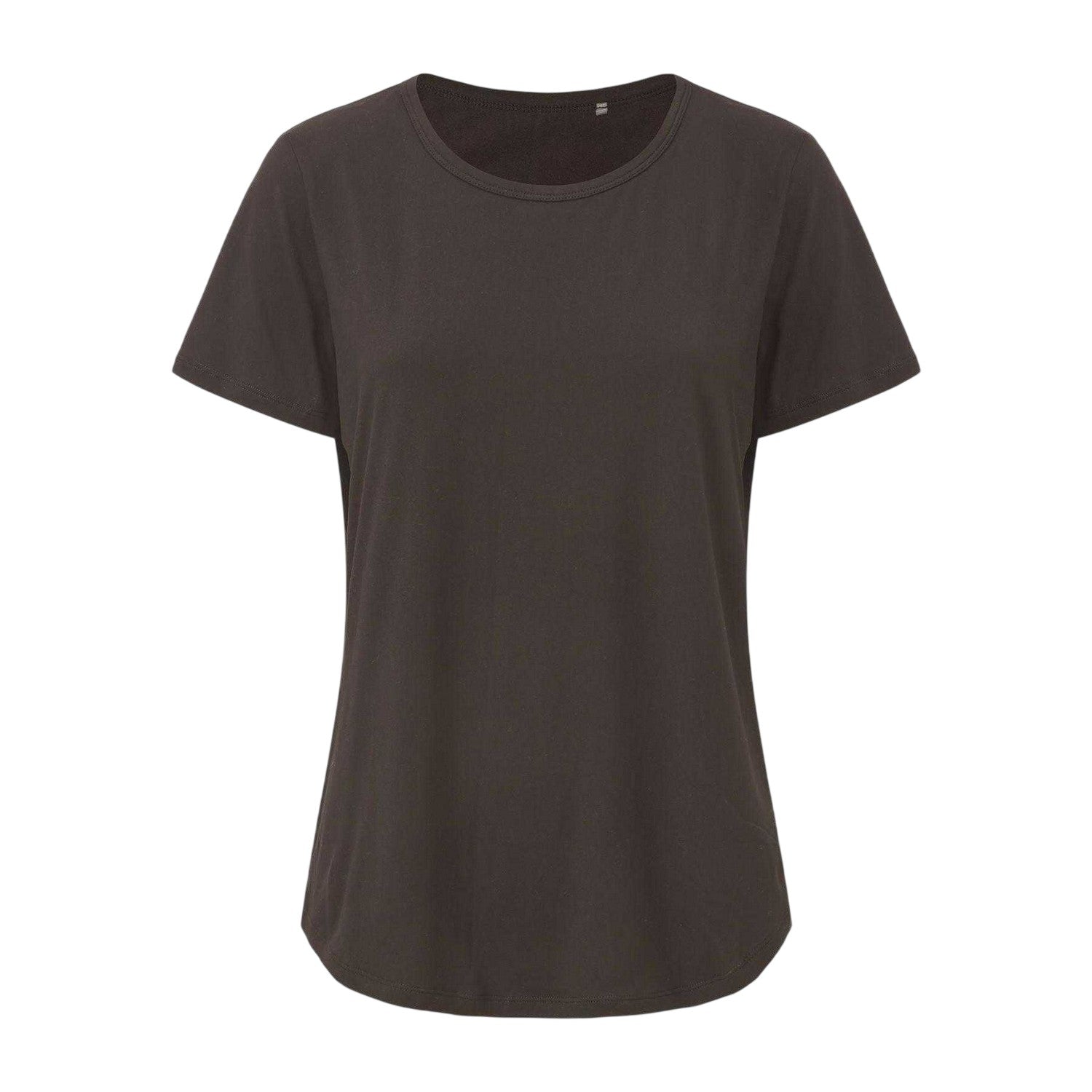Brown - Front - LA Gear Womens-Ladies Essential T-Shirt