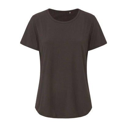Brown - Front - LA Gear Womens-Ladies Essential T-Shirt