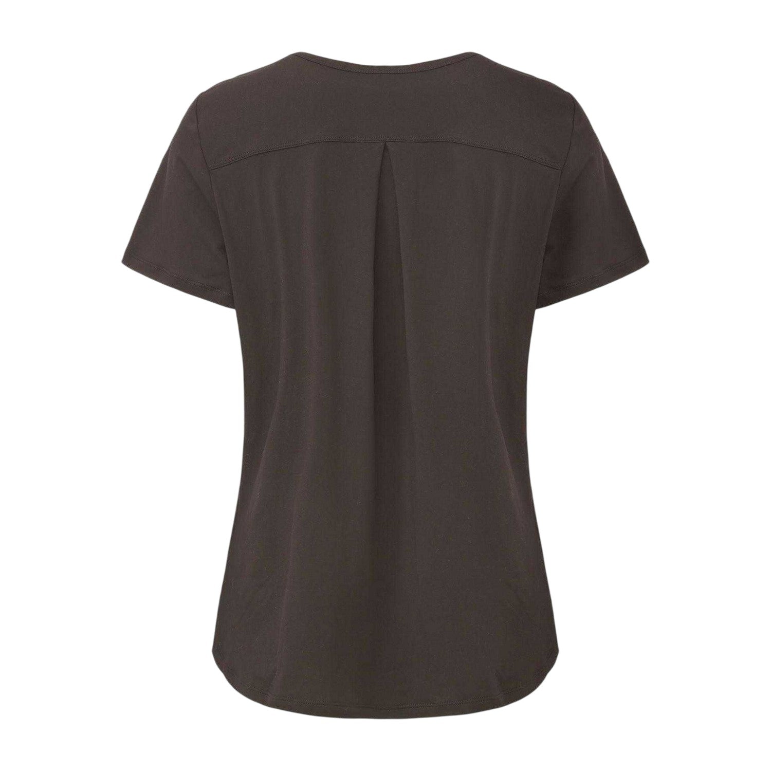 Brown - Back - LA Gear Womens-Ladies Essential T-Shirt
