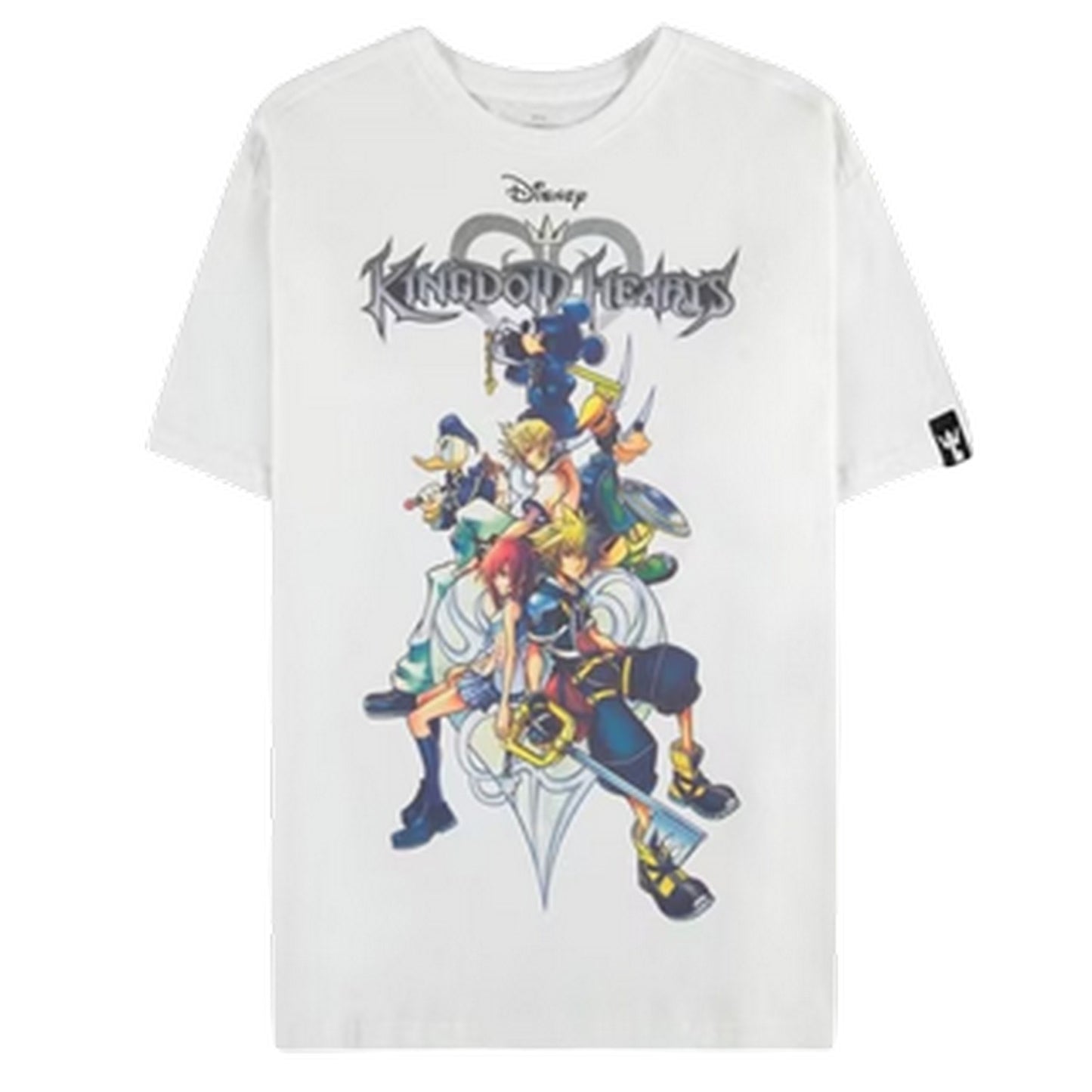 White - Front - Kingdom Hearts Womens-Ladies Graphic Print T-Shirt