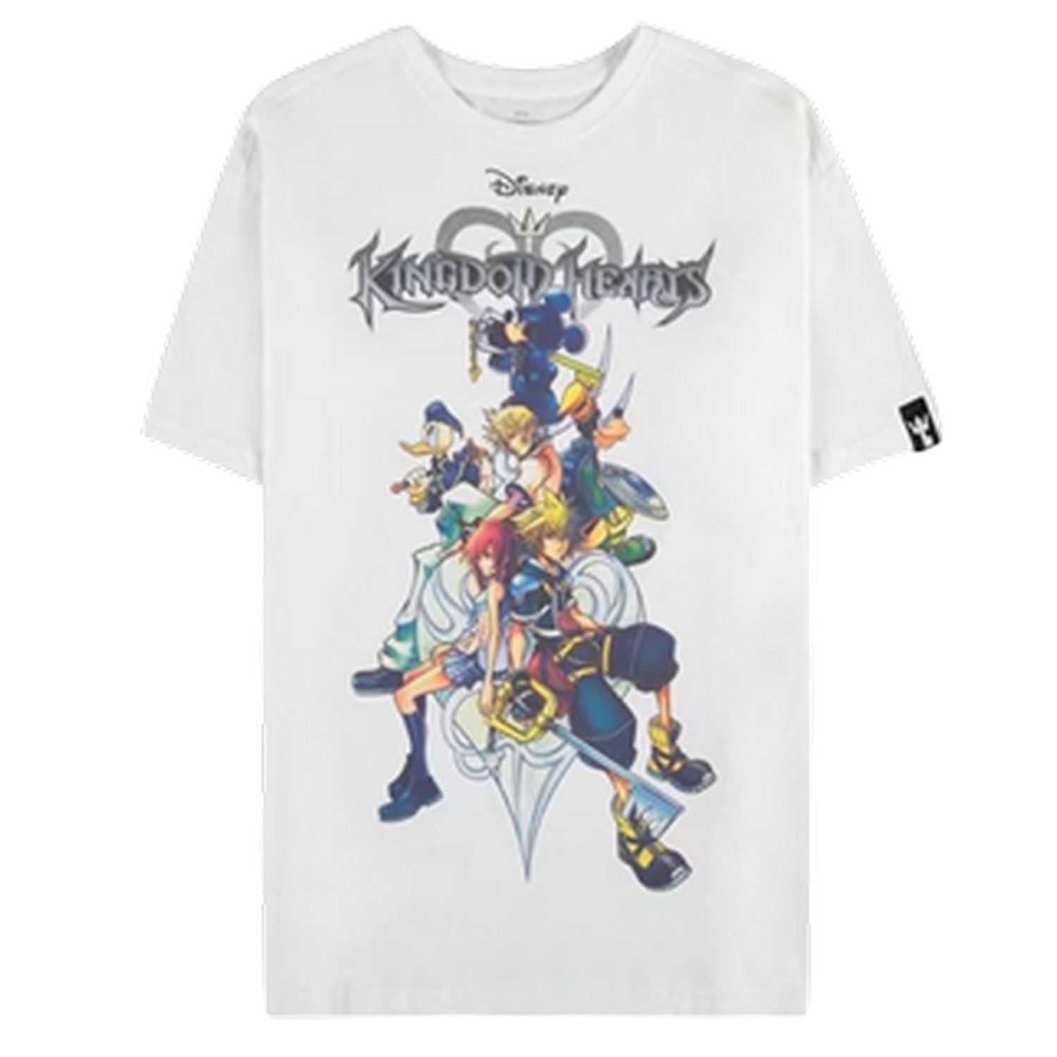 White - Front - Kingdom Hearts Womens-Ladies Graphic Print T-Shirt