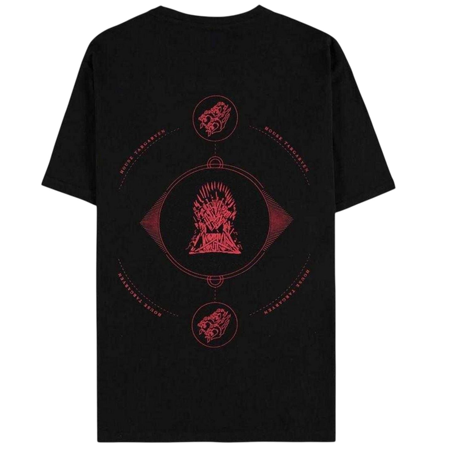 Black - Back - Game Of Thrones: House Of The Dragon Womens-Ladies Endure & Evolve Printed T-Shirt