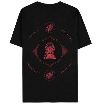 Black - Back - Game Of Thrones: House Of The Dragon Womens-Ladies Endure & Evolve Printed T-Shirt