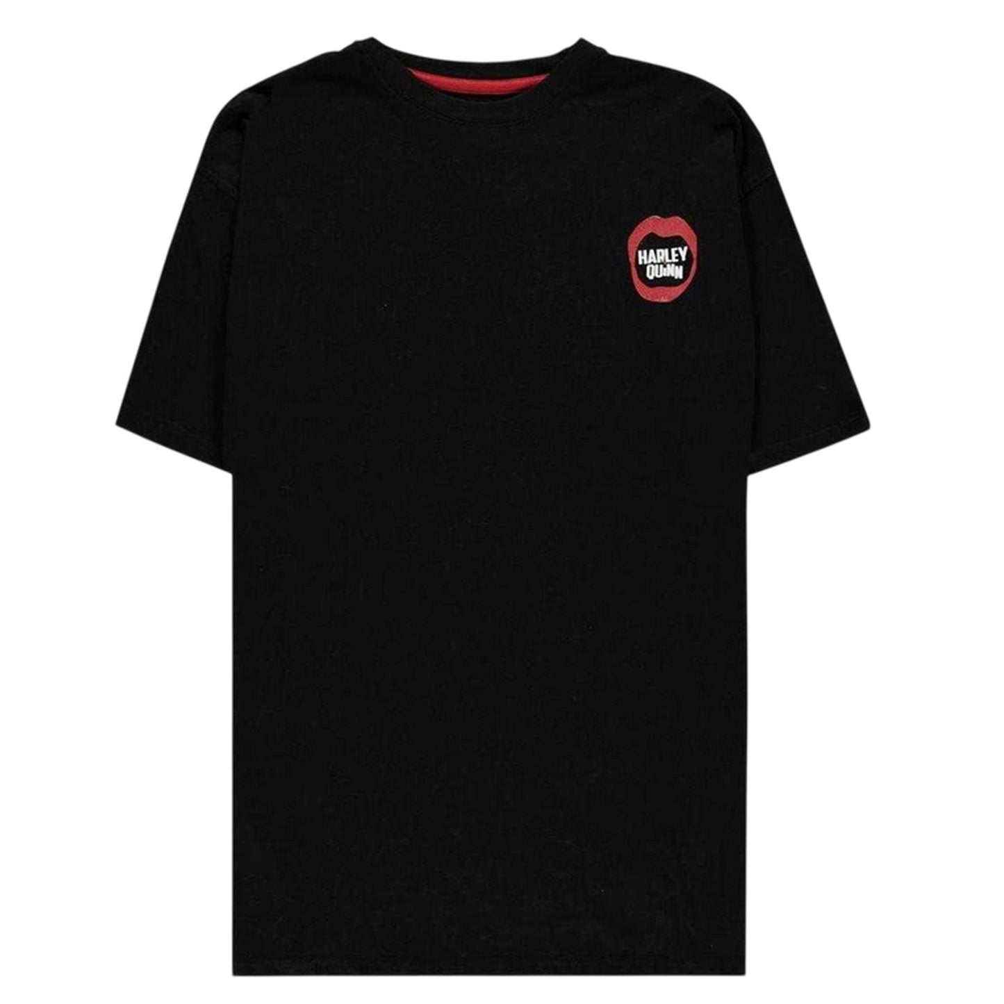 Black - Front - DC Villains Womens-Ladies Harley Quinn T-Shirt