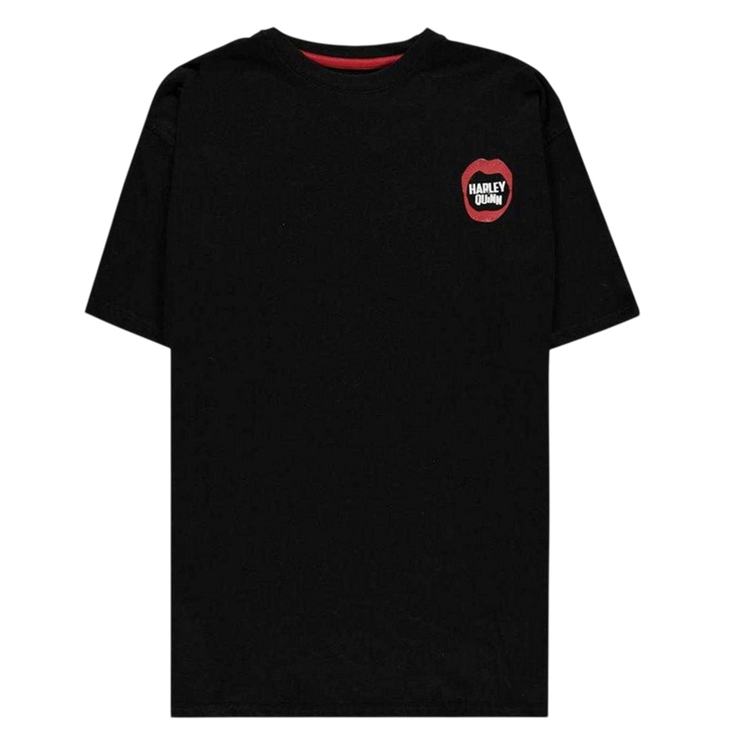 Black - Front - DC Villains Womens-Ladies Harley Quinn T-Shirt