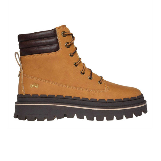 Wheat - Front - Skechers Womens-Ladies Jammers Ankle Boots