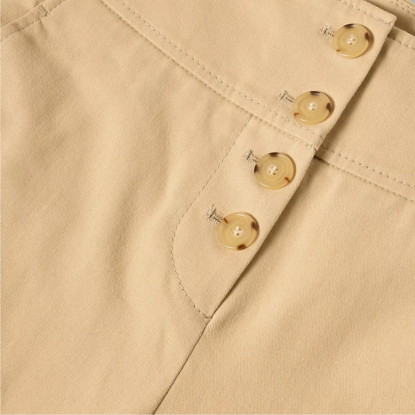 Medium Beige - Side - Boss Womens-Ladies Tailored Trousers