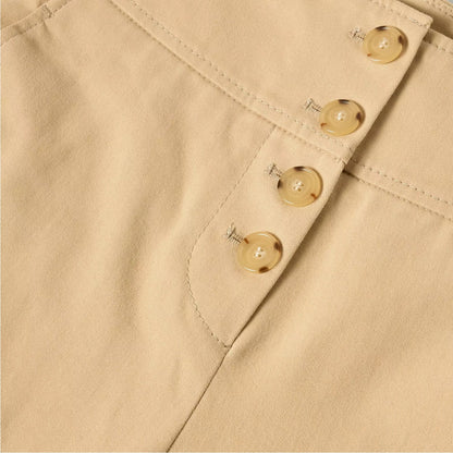 Medium Beige - Side - Boss Womens-Ladies Tailored Trousers