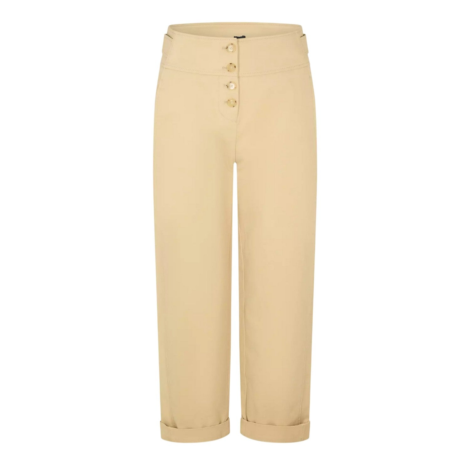 Medium Beige - Front - Boss Womens-Ladies Tailored Trousers