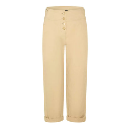 Medium Beige - Front - Boss Womens-Ladies Tailored Trousers