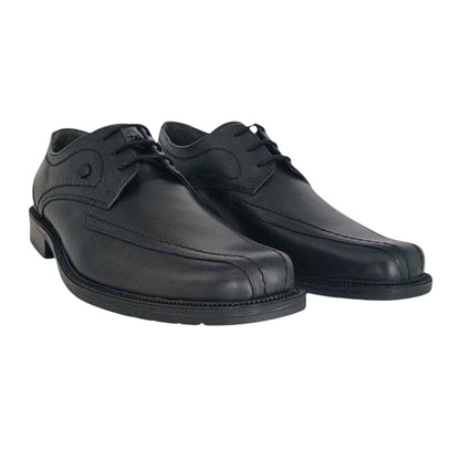 Black - Pack Shot - Pretty Green Boys Glinton Leather Formal Shoes