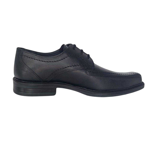 Black - Front - Pretty Green Boys Glinton Leather Formal Shoes