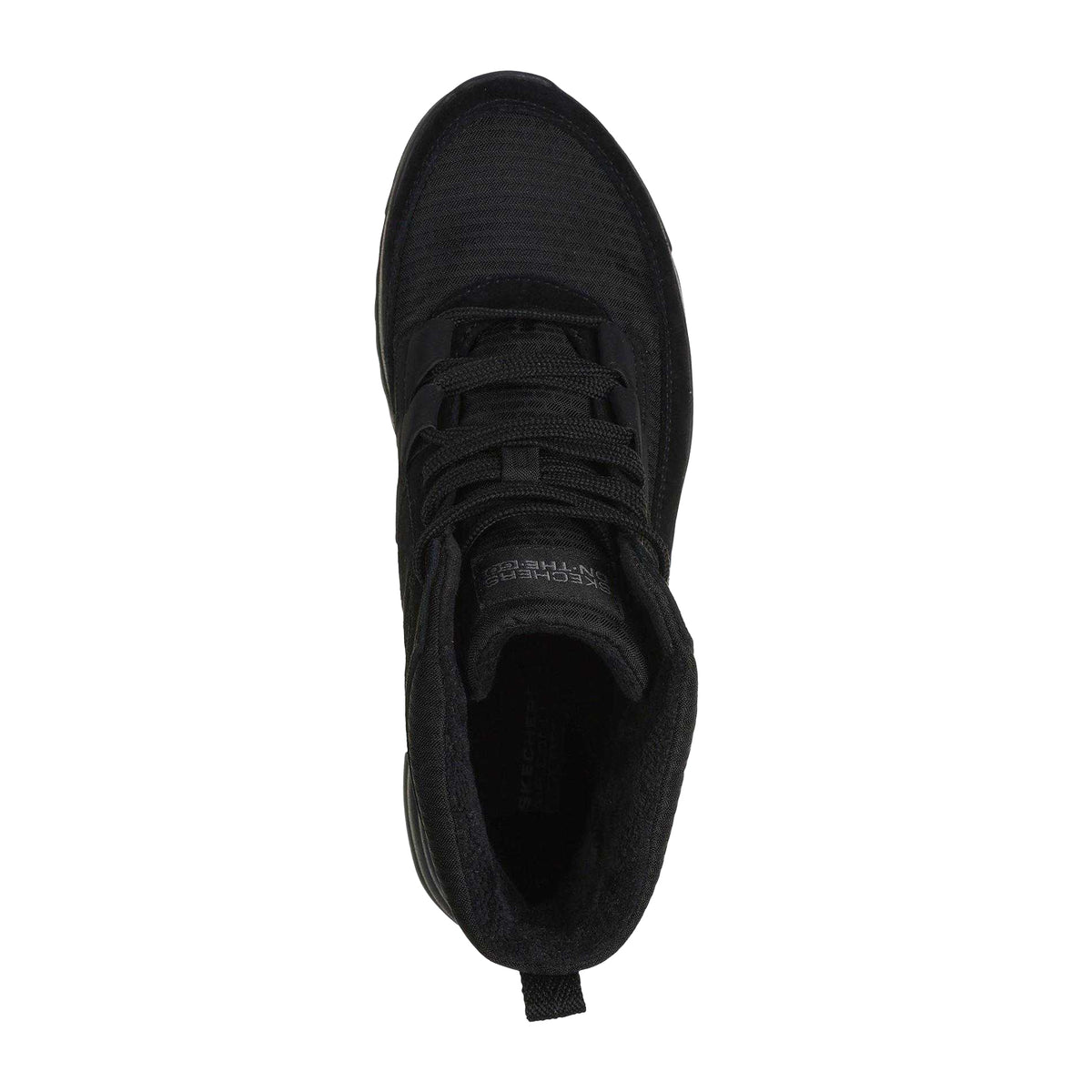 Black - Side - Skechers Womens-Ladies On The GO Stellar Suede Ankle Boots