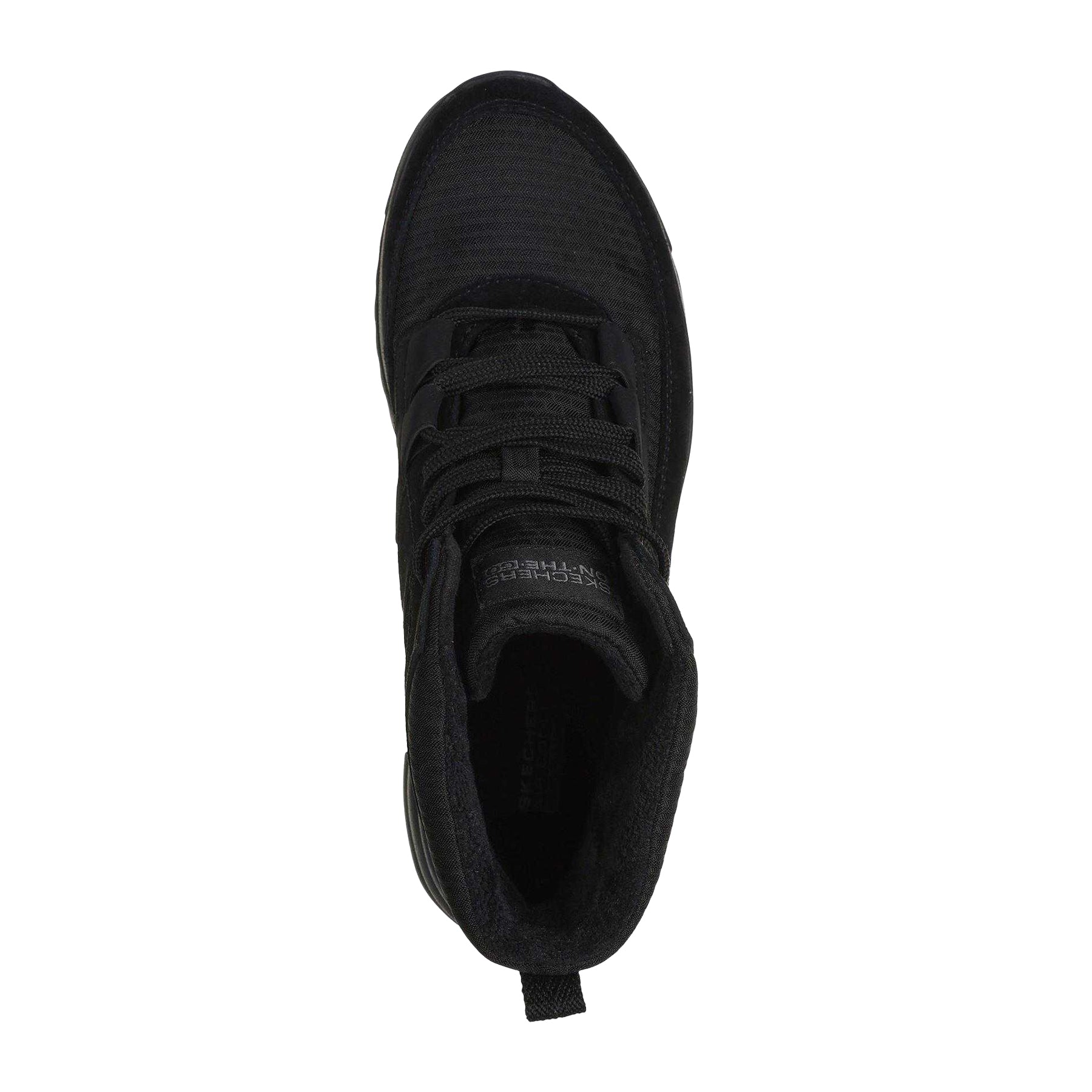 Black - Side - Skechers Womens-Ladies On The GO Stellar Suede Ankle Boots