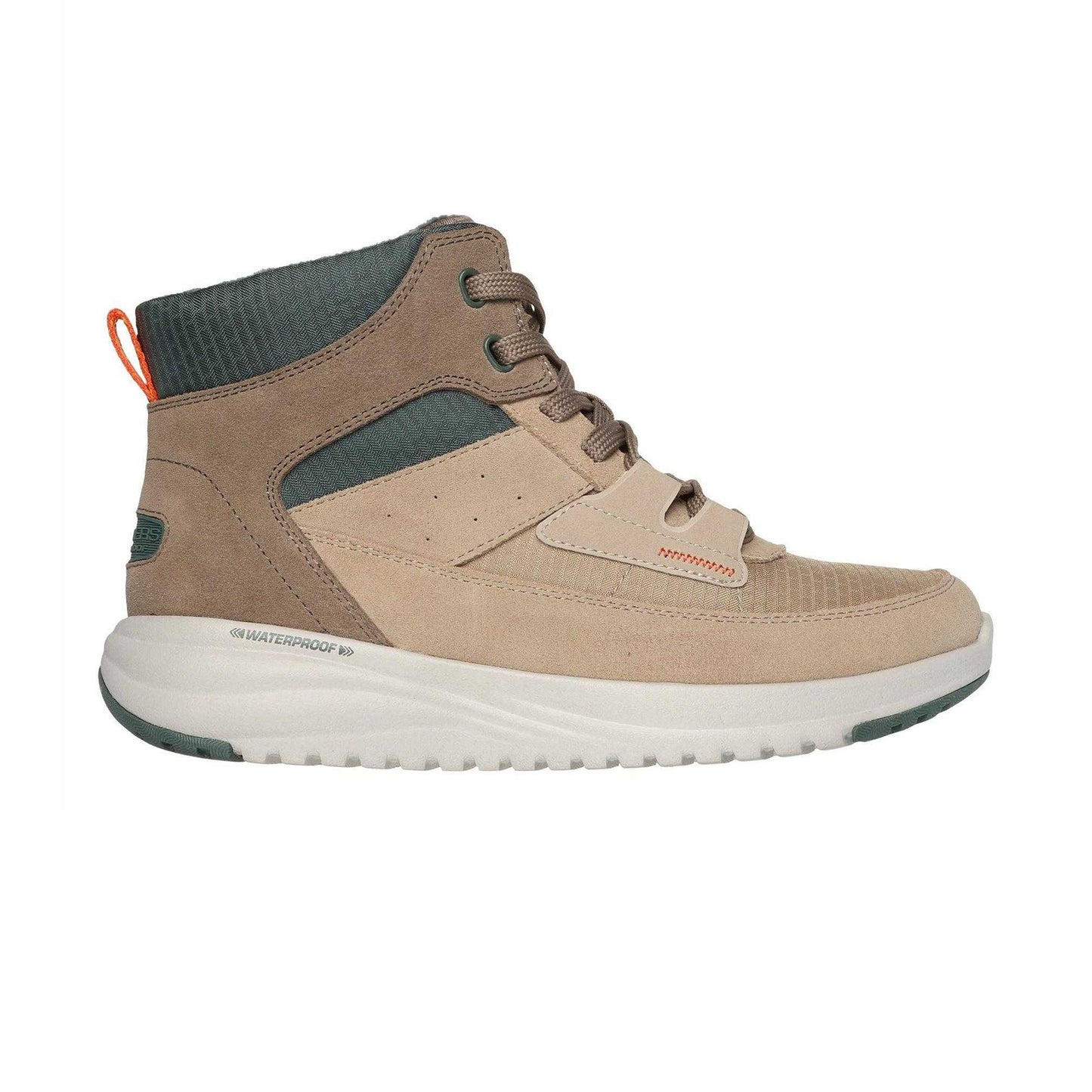 Taupe - Front - Skechers Womens-Ladies On The GO Stellar Suede Ankle Boots