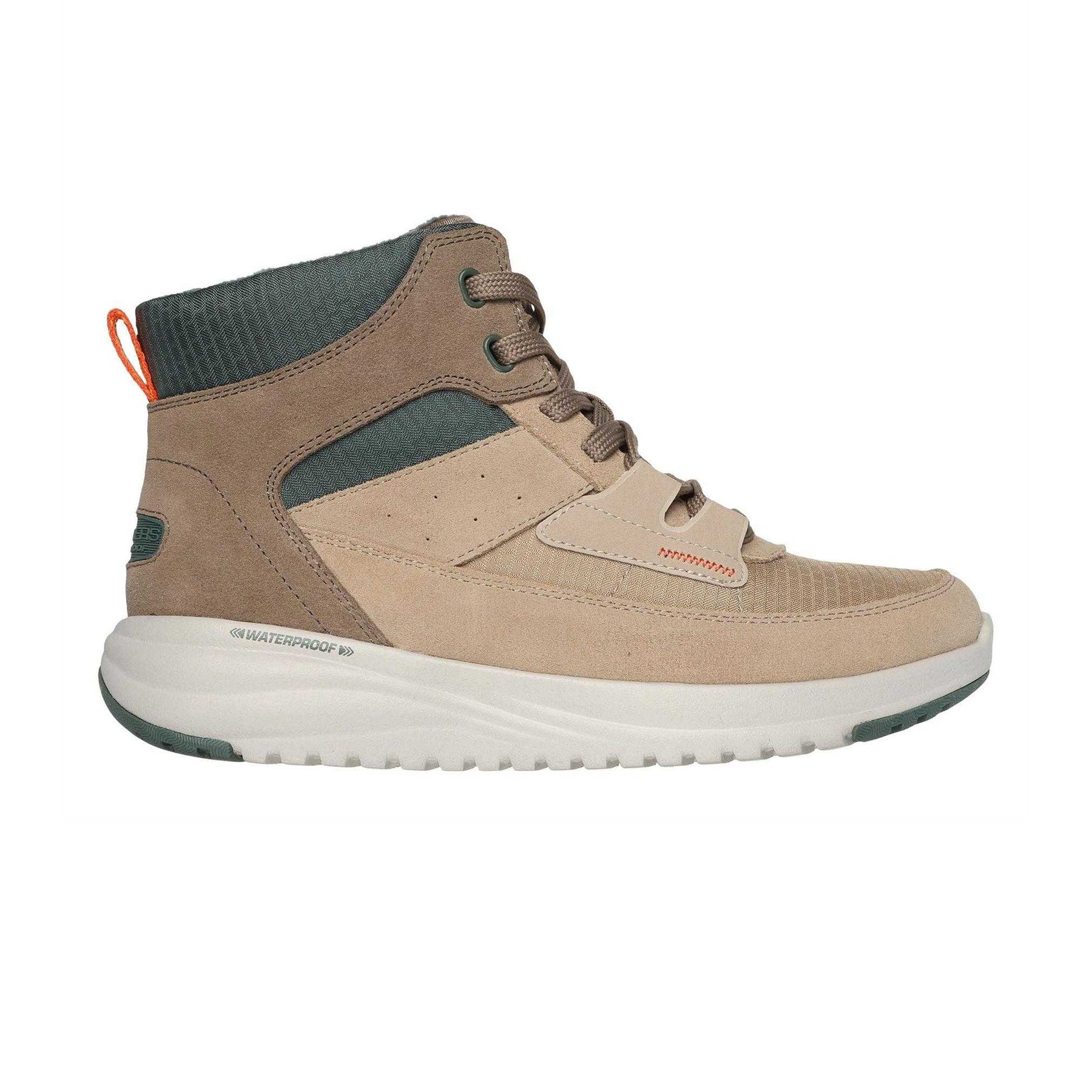 Taupe - Front - Skechers Womens-Ladies On The GO Stellar Suede Ankle Boots