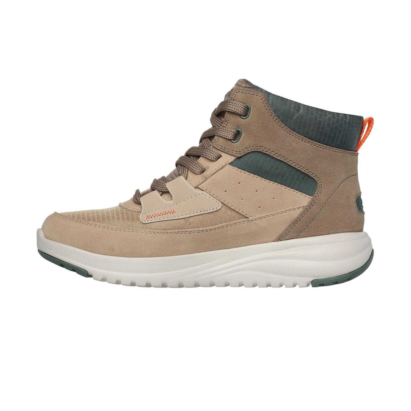 Taupe - Back - Skechers Womens-Ladies On The GO Stellar Suede Ankle Boots