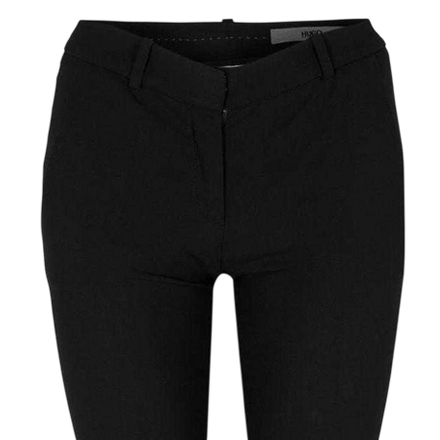 Dark Blue - Side - Hugo Womens-Ladies Hinass Straight Trousers