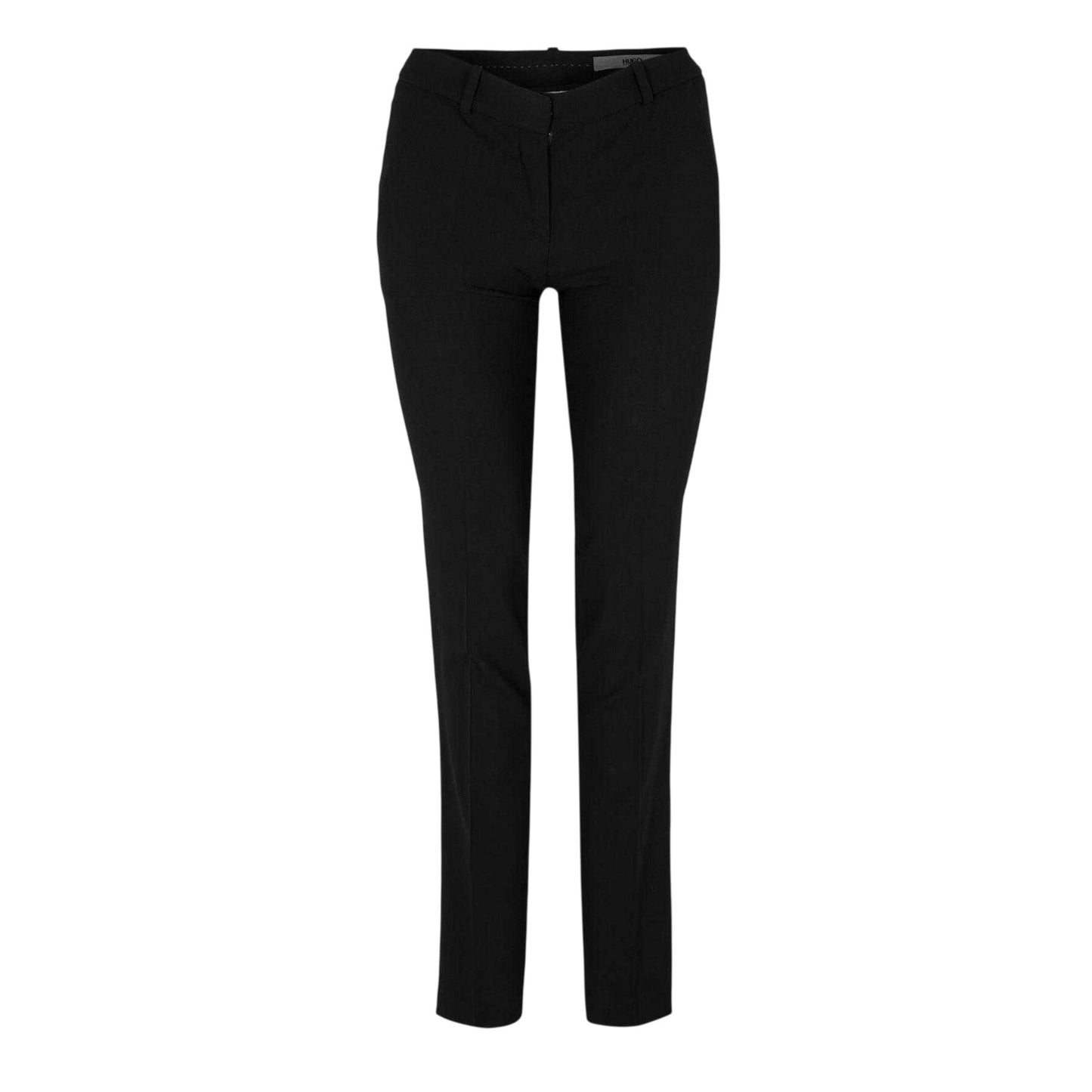 Dark Blue - Front - Hugo Womens-Ladies Hinass Straight Trousers