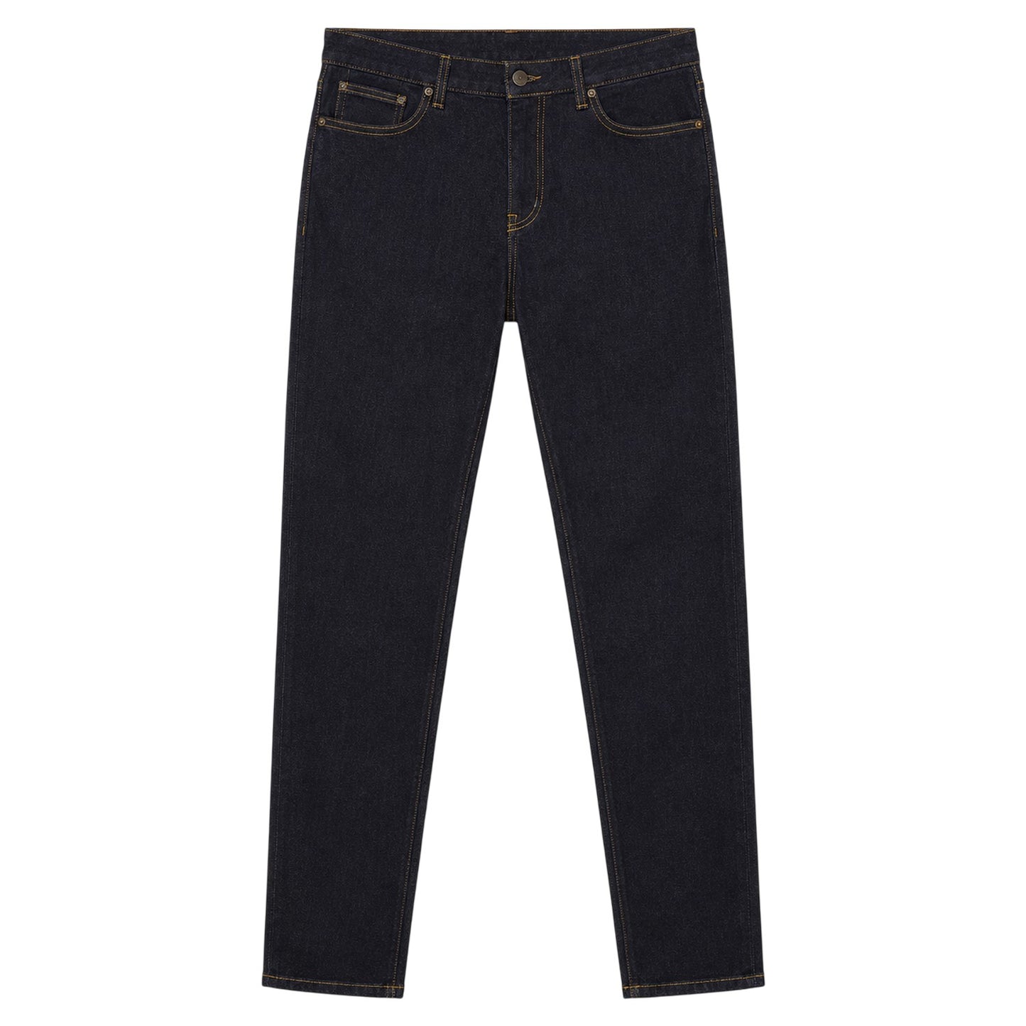 Indigo - Front - Biba Womens-Ladies Kiri Cotton Straight Leg Slim Jeans