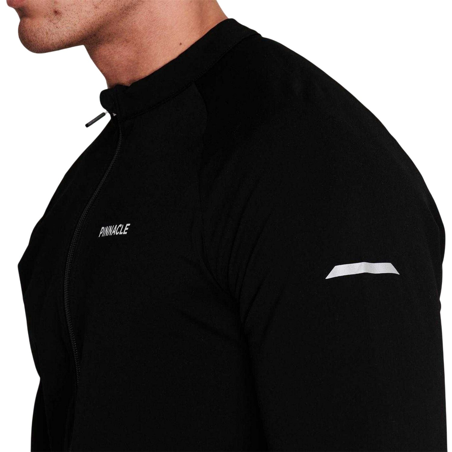 Black - Lifestyle - Pinnacle Mens Thermal Long-Sleeved Cycling Jersey