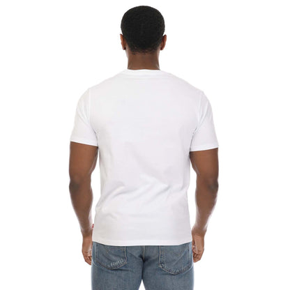 White - Back - Levis Mens Graphic Print T-Shirt