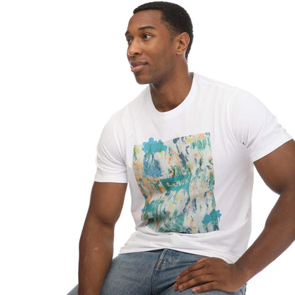 White - Lifestyle - Levis Mens Graphic Print T-Shirt