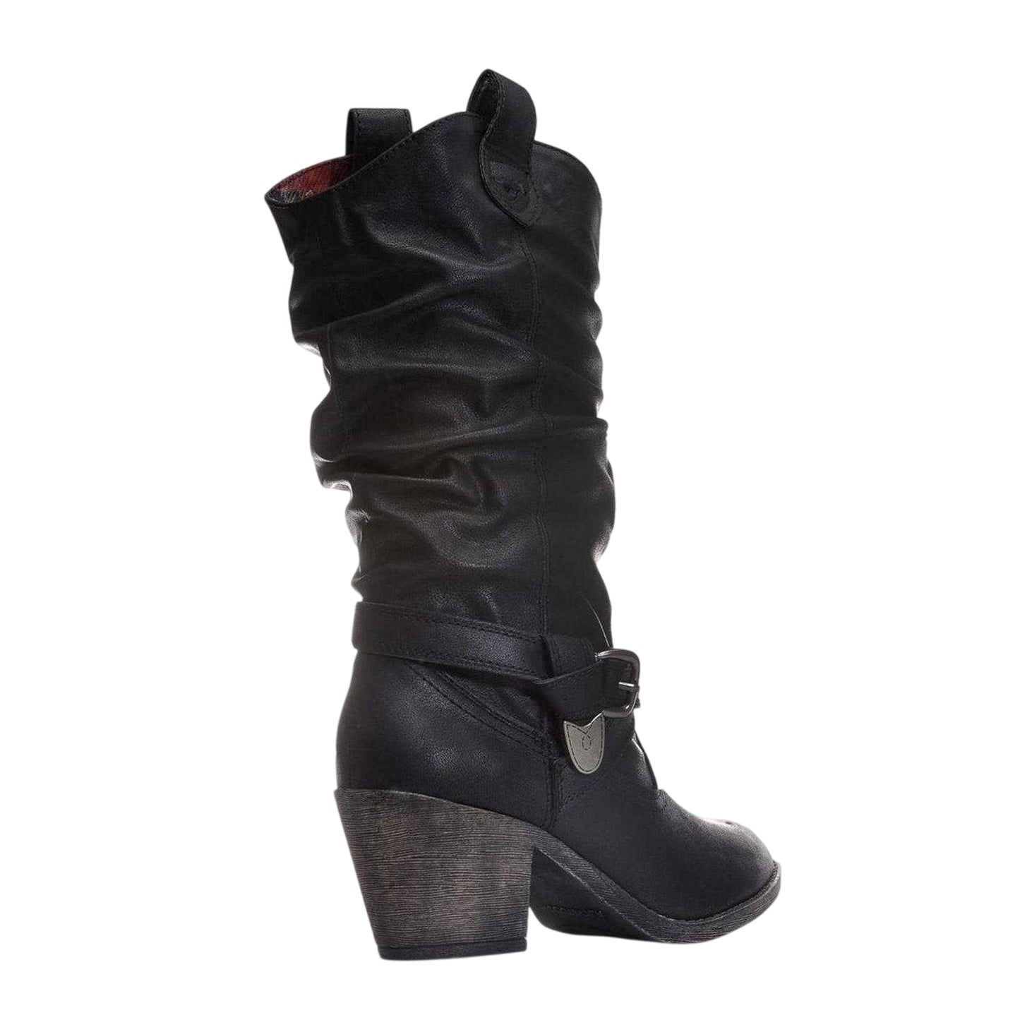 Black - Back - Rocket Dog Womens-Ladies Sidestep Lewis Calf Boots