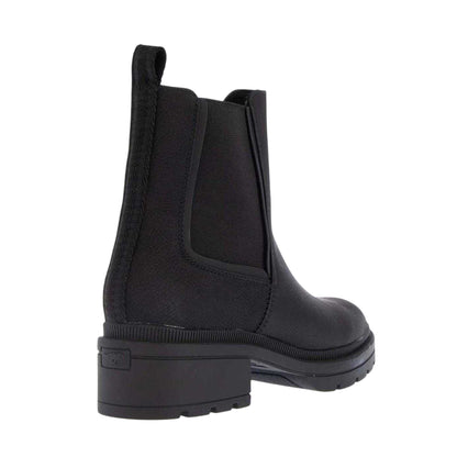 Black - Back - Rocket Dog Womens-Ladies Iggie Chunky Sole Chelsea Boots
