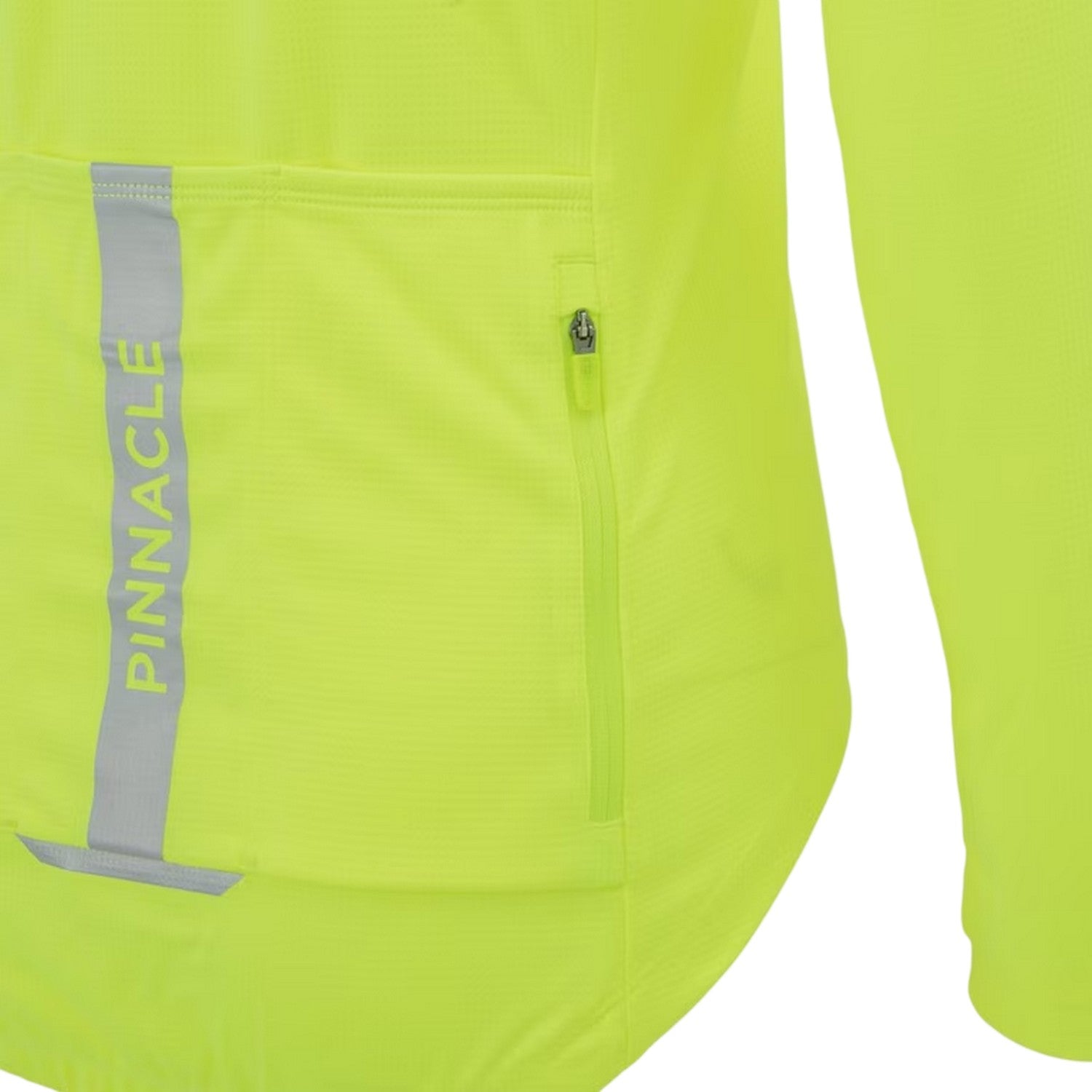 Yellow - Lifestyle - Pinnacle Womens-Ladies Logo Long-Sleeved Cycling Jersey