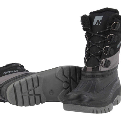 Grey-Black - Side - Nevica Mens Winter Boots